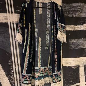 Dragonfly, Old Town NM, lightweight patterned kimono